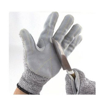 Gray Cut-Resistant Gloves
