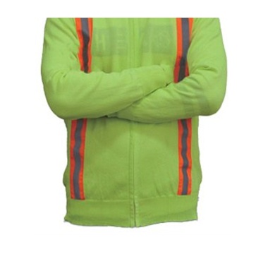 Reflective Tapewith Cut-Resistant Protective Apparel Green