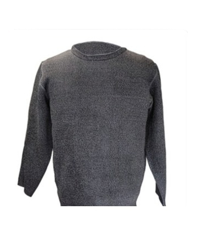 Gray Cut-Resistant Sweater