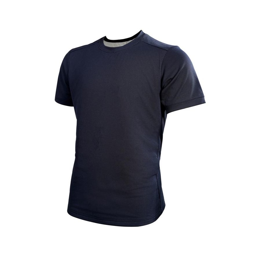 Navy Navy Blue anti-prick short- sleeved shirt